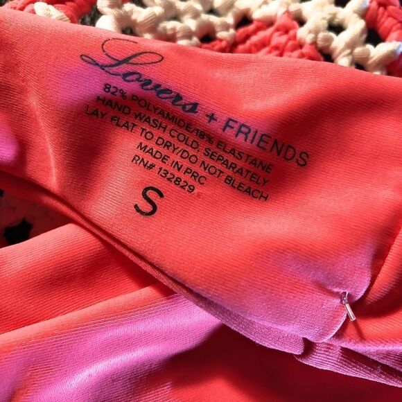 Lovers + Friends Halter Crochet Bikini Top - Picture 7 of 7